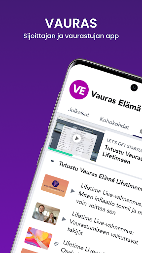 Android application Vauras screenshort