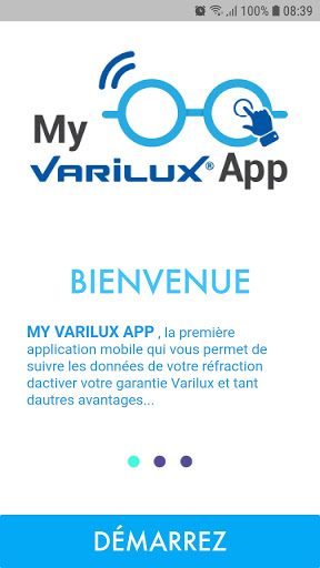 Android application MyVariluxApp screenshort