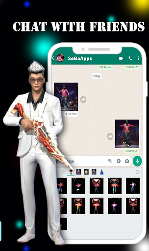 Android application FFF FF Sticker For WAStickers screenshort