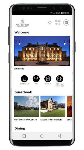 Android application Archerfield House screenshort