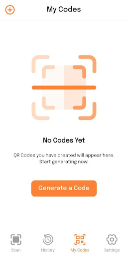 QR Code Scanner and Generator Screen 2