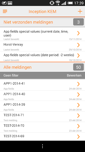 Klachten en Meldingen Mobile Screen 3
