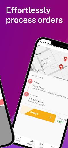 FoodxFood Courier Screen 2