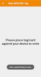 screenshot of NFC RFID Reader Tools tag