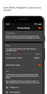 Pocket Mode: Prevent accidental clicks 1.10.0.0 APK screenshots 2