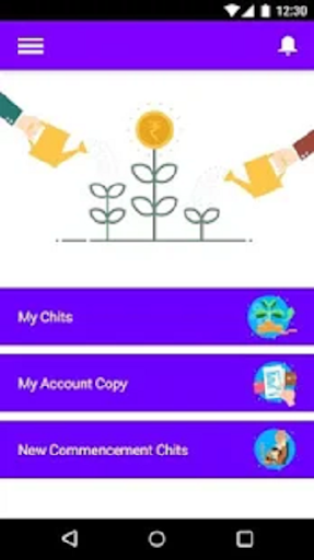 Android application Miraab Chits Customer screenshort