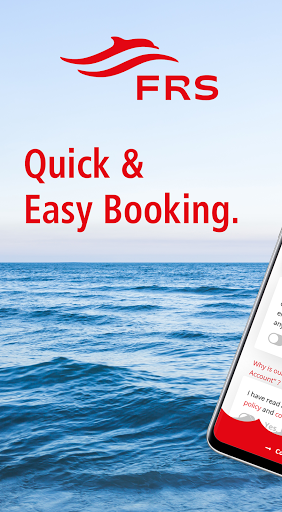 Android application FRS Travel - Book your ferry screenshort