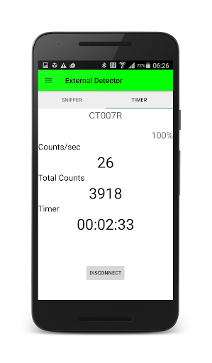 Radon Sniffer Screen 2