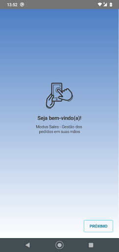 Android application Modus Sales screenshort