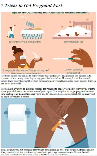 Getting Pregnant Faster Tips