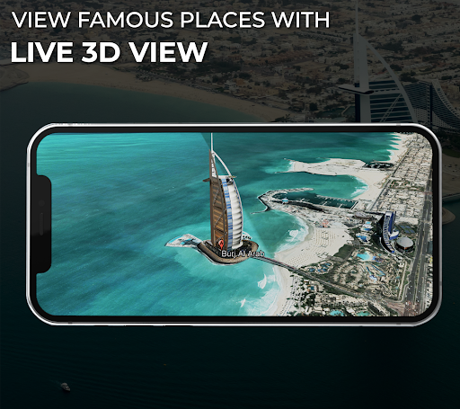 GPS Earth Map - 3D world maps Screenshot 1 - AppWisp.com