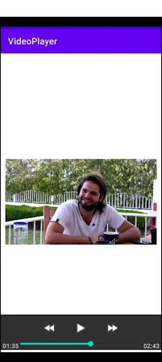 Android application SaraVideoView screenshort
