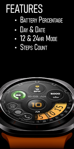 [SSP] Clean Watch face screenshot 5