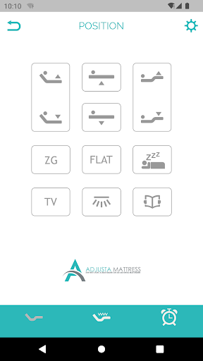 Android application AdjustaMattress screenshort