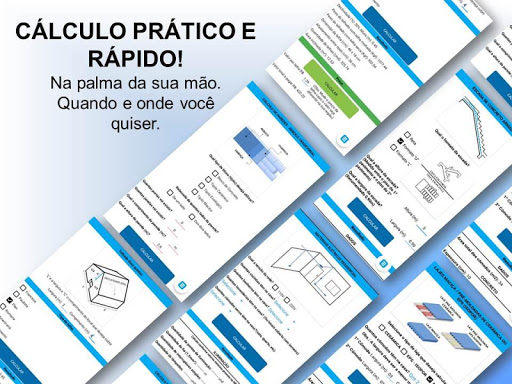Android application Cálculos na obra screenshort