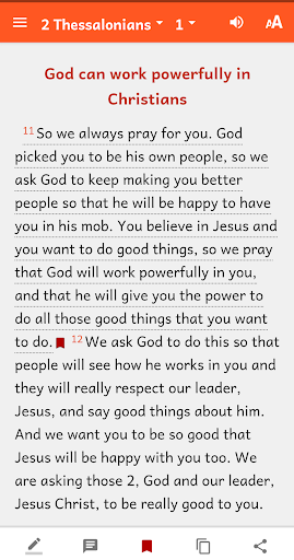 Plain English Version Bible Screen 3