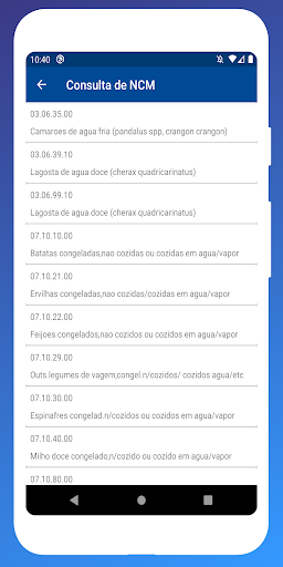 Consulta de NCM gratuita Screen 3