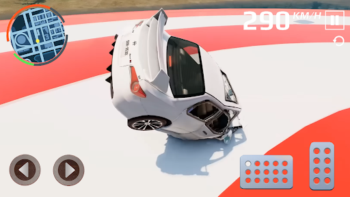 Android application Mega Crash Car System Game 3D screenshort