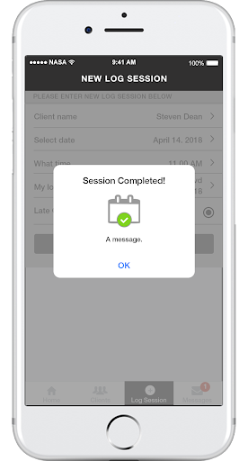 SMAT (for trainers) Screen 3