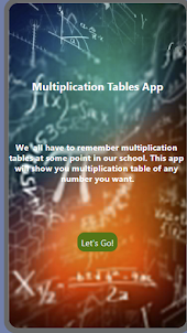 Multiplication Tables by Ange