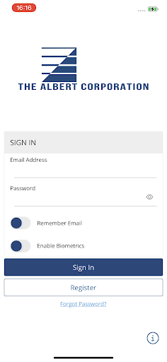 Android application The Albert Corporation screenshort