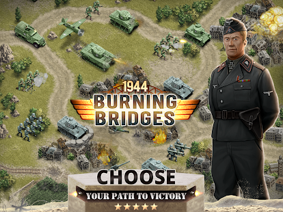 Zrzut ekranu Premium z 1944 roku: Płonące mosty
