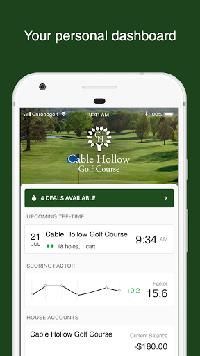 Android application Cable Hollow Golf Course screenshort