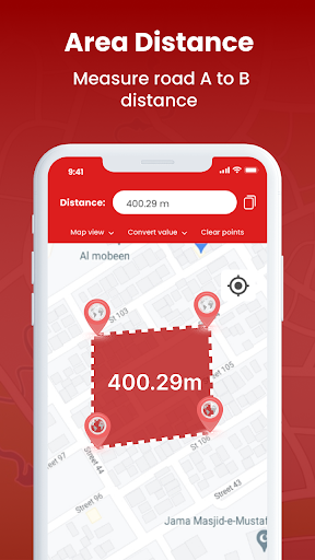 GPS Fields Area Measure App Screen 3
