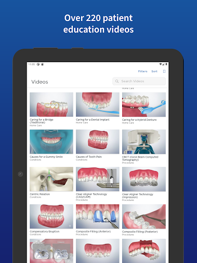 Android application Patient Education screenshort