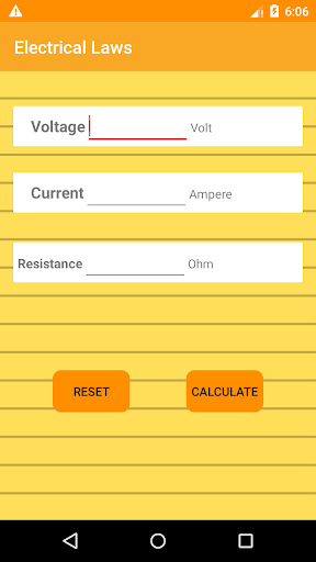 Electrical Laws Screen 3