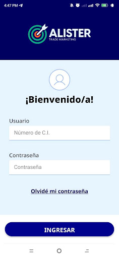Android application Alister screenshort