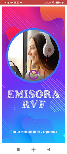 Android application Emisora RVF screenshort