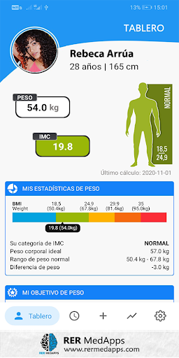 Vista previa de la aplicación