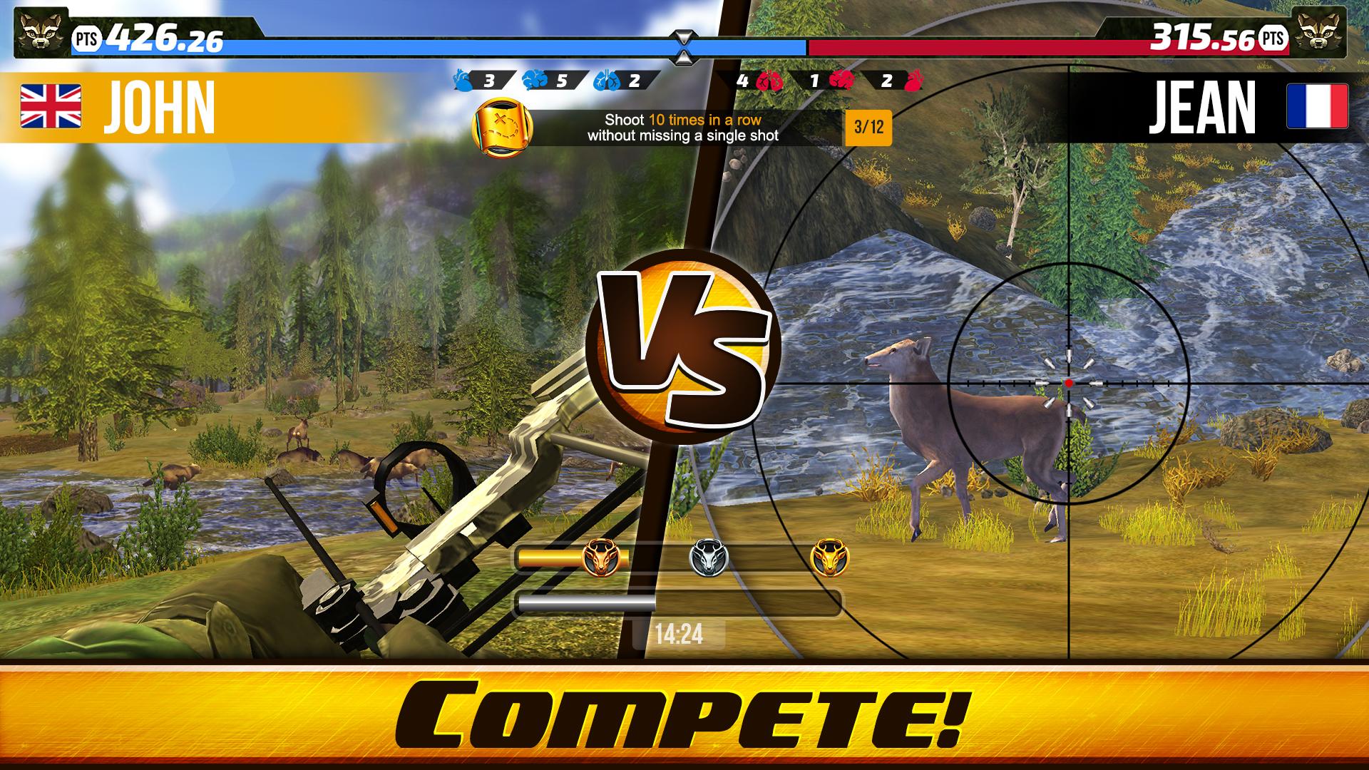 Android application Wild Hunt: Hunting Games 3D screenshort