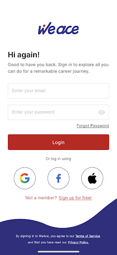 Android application WeAce screenshort