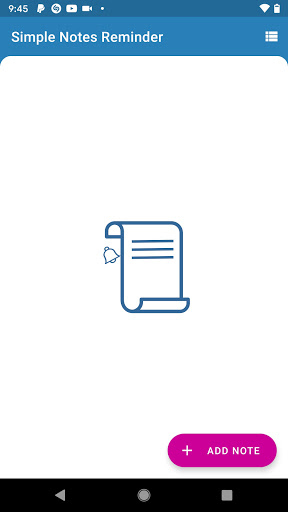 Simple Notes Reminder Screen 2
