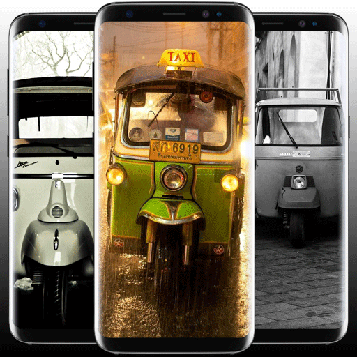 Tuk Tuk Rickshaw wallpapers logo