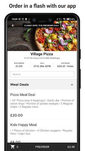 Village Pizza Screen 2