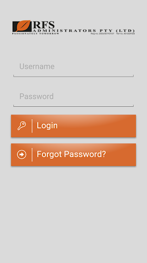 Android application RFS Administrators screenshort