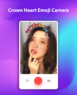 Crown Heart Emoji Camera  Screenshots 5