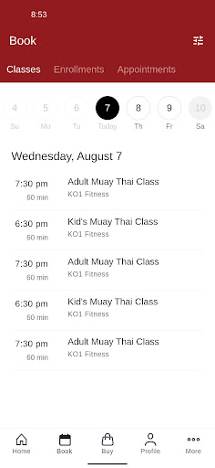 KO1 Fitness Screen 2