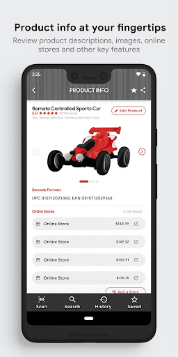 Barcode Lookup Screen 2