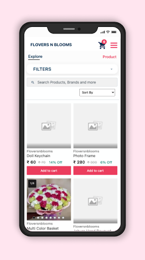Android application FLOVERS N BLOOMS screenshort