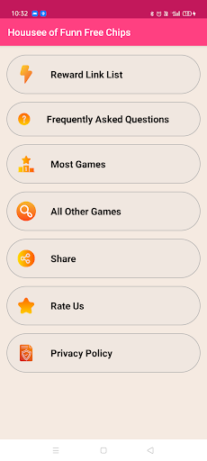 Android application Housee Ofs Funs Rewards screenshort