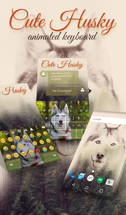 Cute Husky Wallpaper HD Theme - 5.10.45 - (Android)