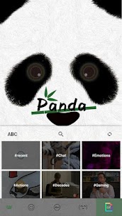 Cute Panda Keyboard Theme 3