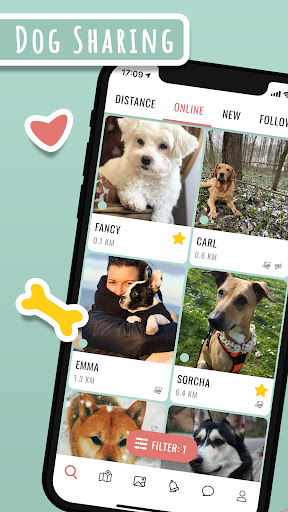 Android application Happy Puppy - Dog-Sharing screenshort