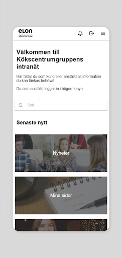 Android application Kökscentrum screenshort