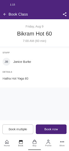 Bikram Yoga+ Roslyn Screen 3