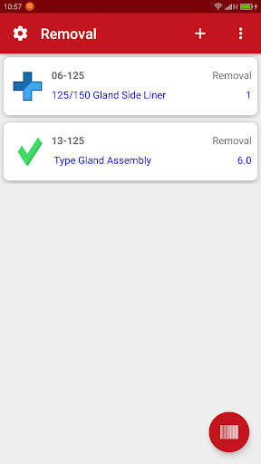 Android application API PRO Stock Management screenshort
